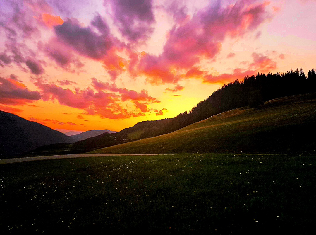 Zonsondergang Oostenrijk - Categori Zomerlandschap