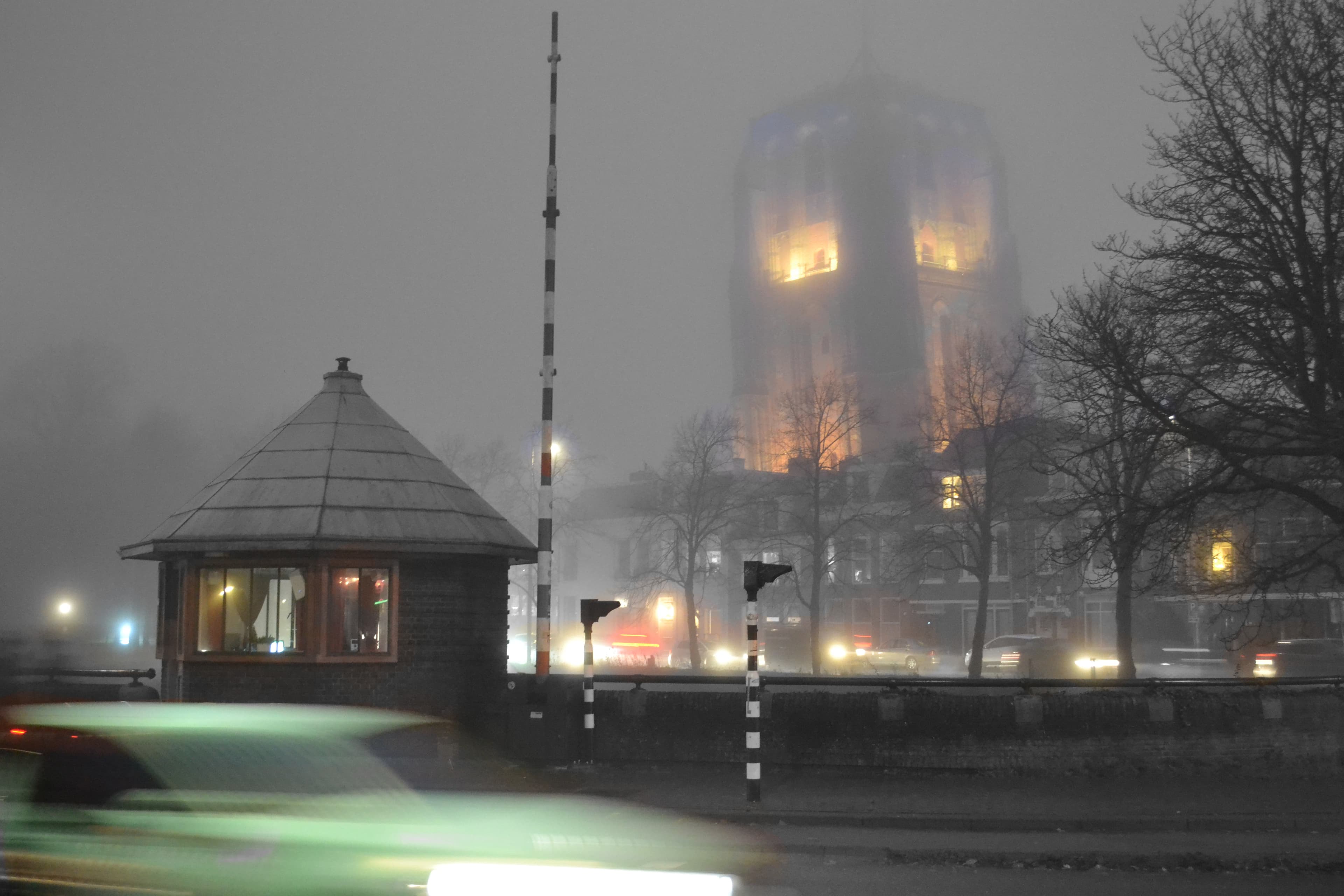 Oldehove vanaf Vrouwepoortsbrug