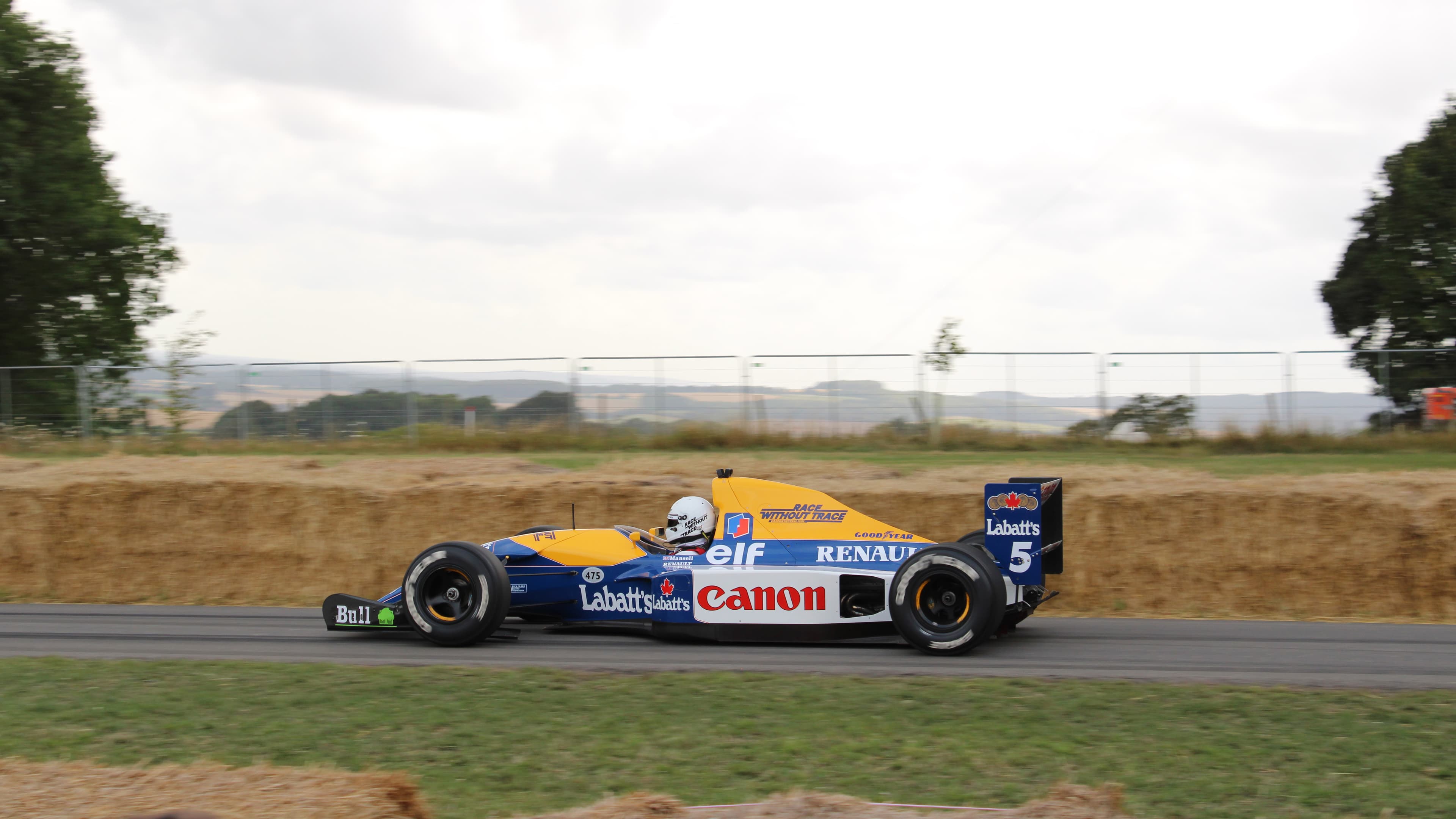 Seb Vettel in een Williams FW14B