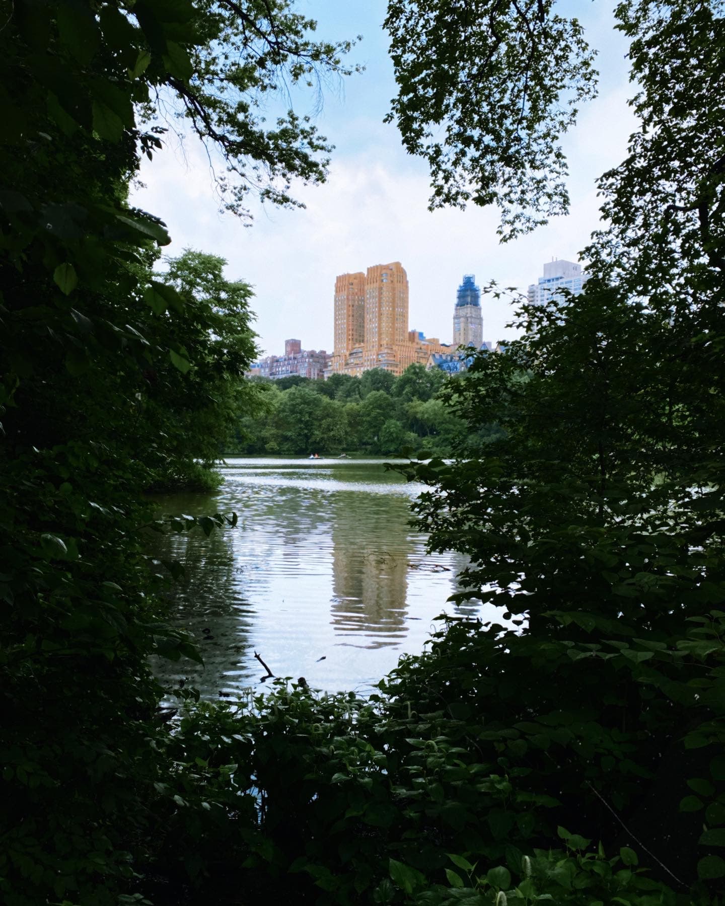 Central Park lake